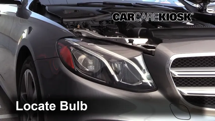 2018 Mercedes-Benz E300 4Matic 2.0L 4 Cyl. Turbo Luces Luz de carretera (reemplazar foco) 